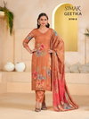 Geetika By Glossy Viscose Linning Ladies Dress Material Wholesale Market In Surat
